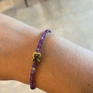 TOUS Super Micro Amethyst and Peridot Bracelet